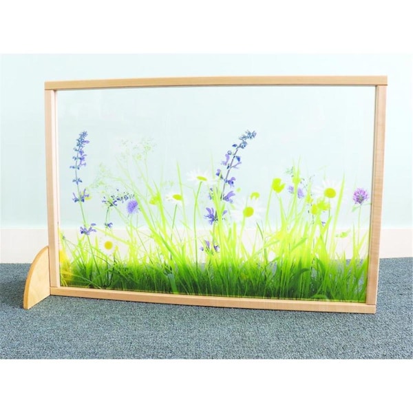 Whitney Brothers 36 in. Nature View Room Divider Panel Clear Acrylic WB0260 - main